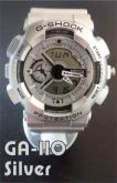 G SHOCK GA110 SILVER